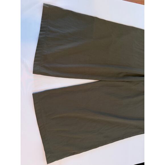 Max Studio Wide Leg Pull On Pants Womens XL Green Career Office Boho Chic - Picture 12 of 16